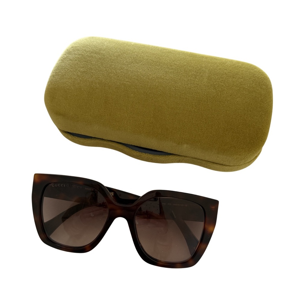 Gucci Brown Tortoise Sunglasses